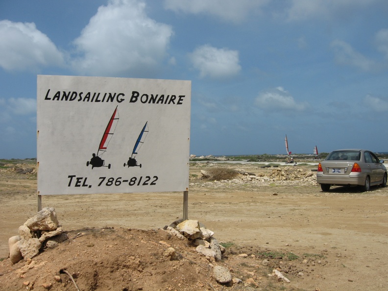 Landsailing Sign